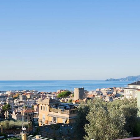 Апартаменти 093 - Casa Panorama, Vista Mare E Vista Portofino, 500 Metri Centro Di Chiavari, Posto Auto Gratis Incluso Екстер'єр фото