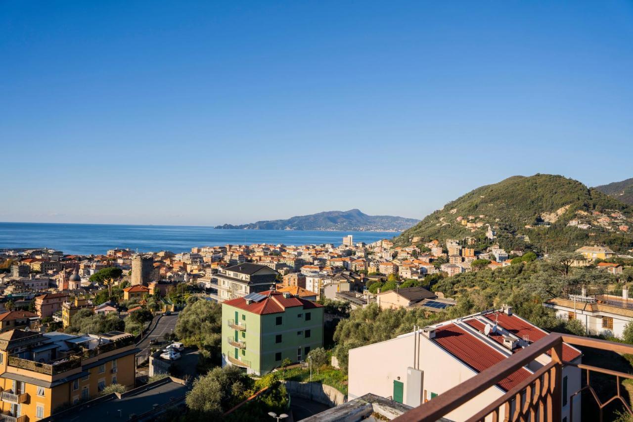 Апартаменти 093 - Casa Panorama, Vista Mare E Vista Portofino, 500 Metri Centro Di Chiavari, Posto Auto Gratis Incluso Екстер'єр фото