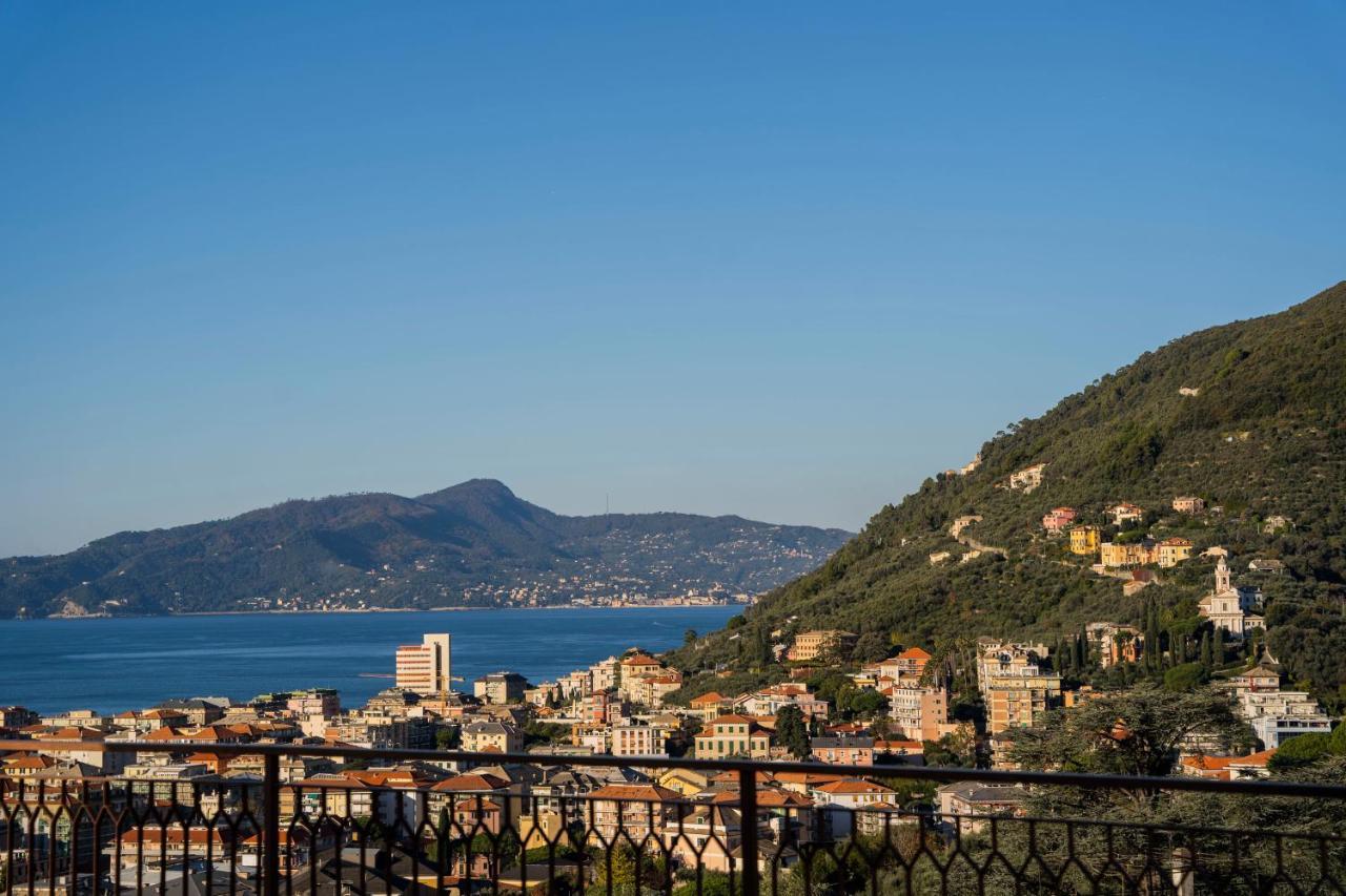 Апартаменти 093 - Casa Panorama, Vista Mare E Vista Portofino, 500 Metri Centro Di Chiavari, Posto Auto Gratis Incluso Екстер'єр фото