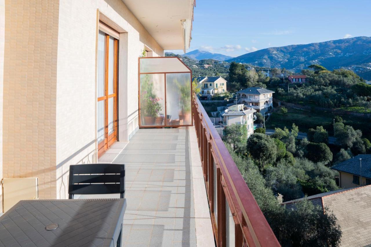 Апартаменти 093 - Casa Panorama, Vista Mare E Vista Portofino, 500 Metri Centro Di Chiavari, Posto Auto Gratis Incluso Екстер'єр фото