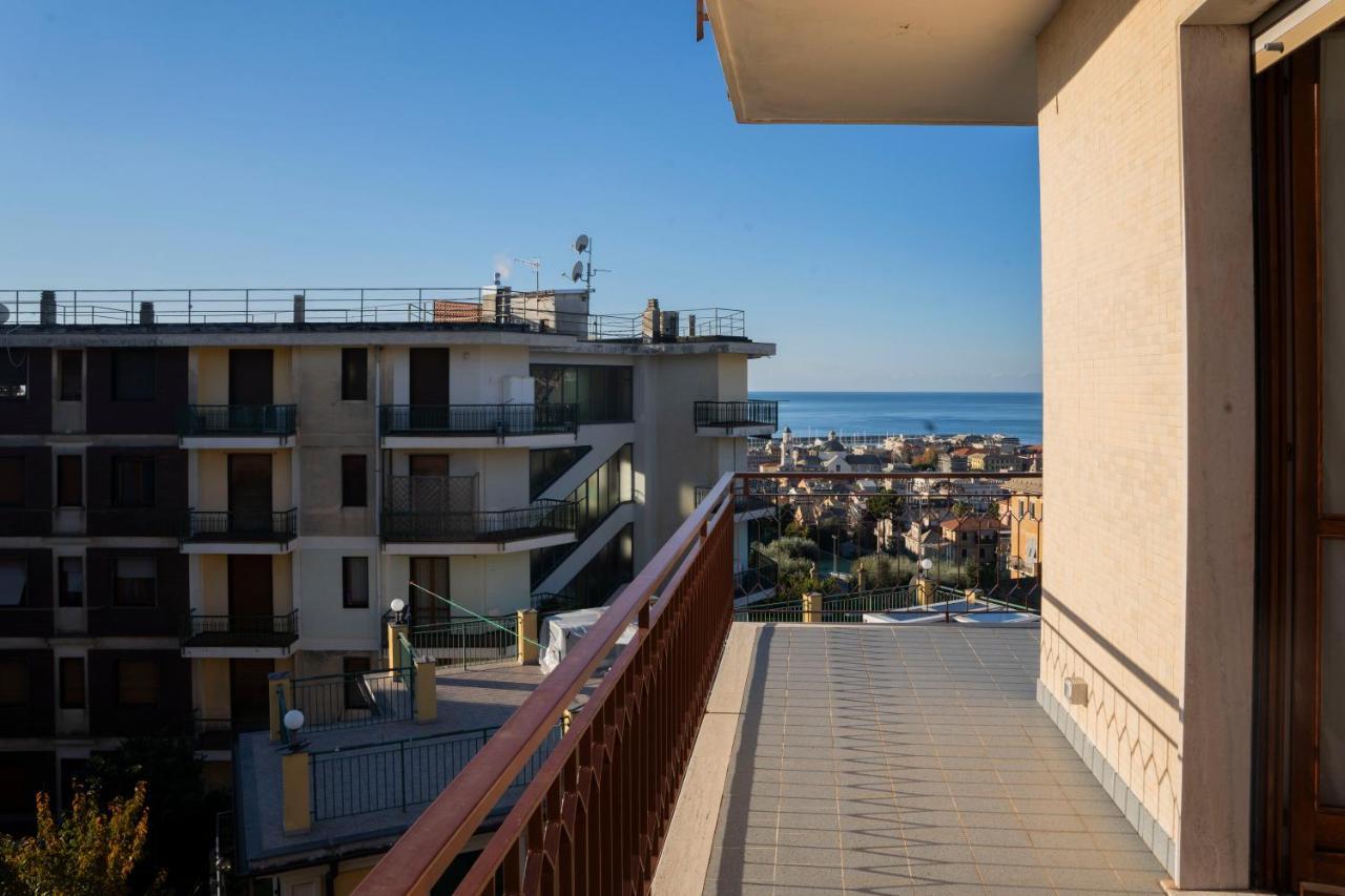 Апартаменти 093 - Casa Panorama, Vista Mare E Vista Portofino, 500 Metri Centro Di Chiavari, Posto Auto Gratis Incluso Екстер'єр фото